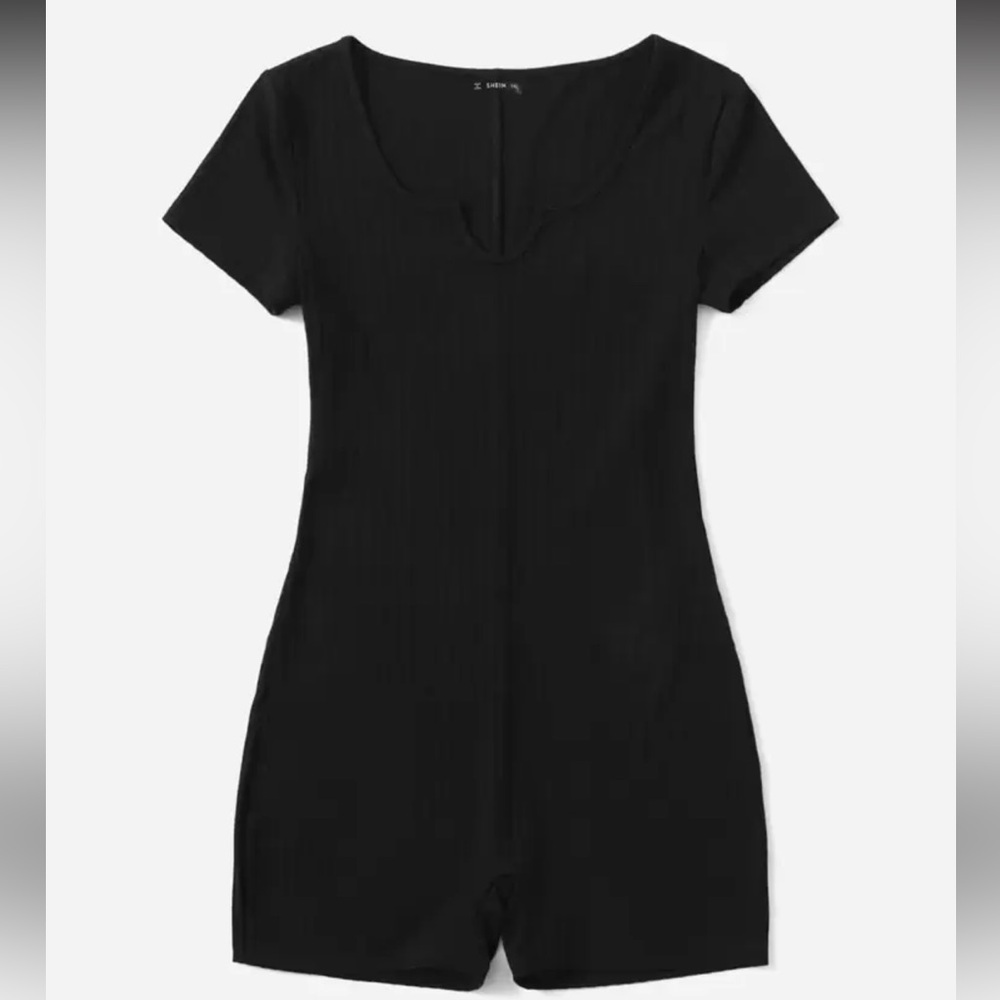 SHEIN Classic Black Bodysuit
